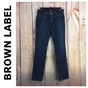 💸Brown Label Lowrise Straight Leg Jean size 27